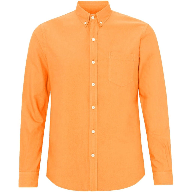 Organic Button Down Shirt - Colorful Standard - Danali - CS4002-SandstoneOrange-M