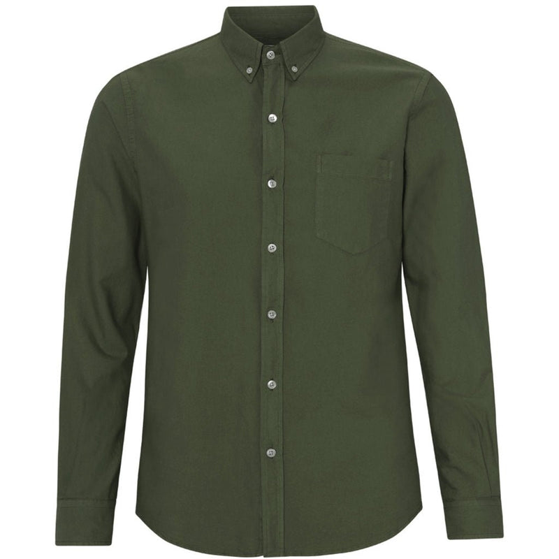 Organic Button Down Shirt - Colorful Standard - Danali - CS4002-Seaweed Green-M