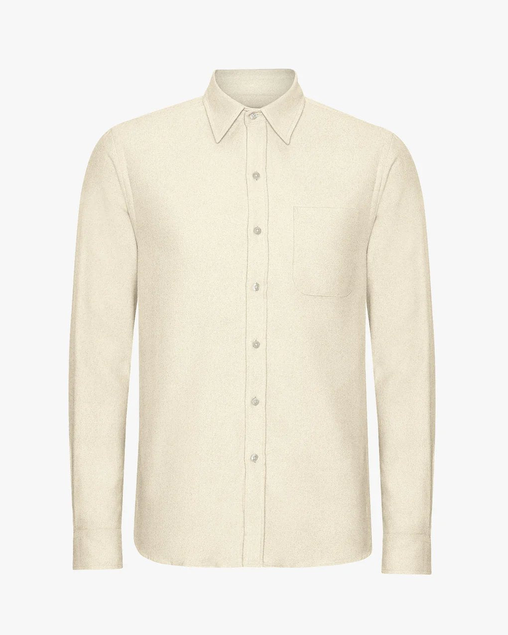 Organic Flannel Shirt - Colorful Standard - Danali - CS4006-IvoryWhite-M