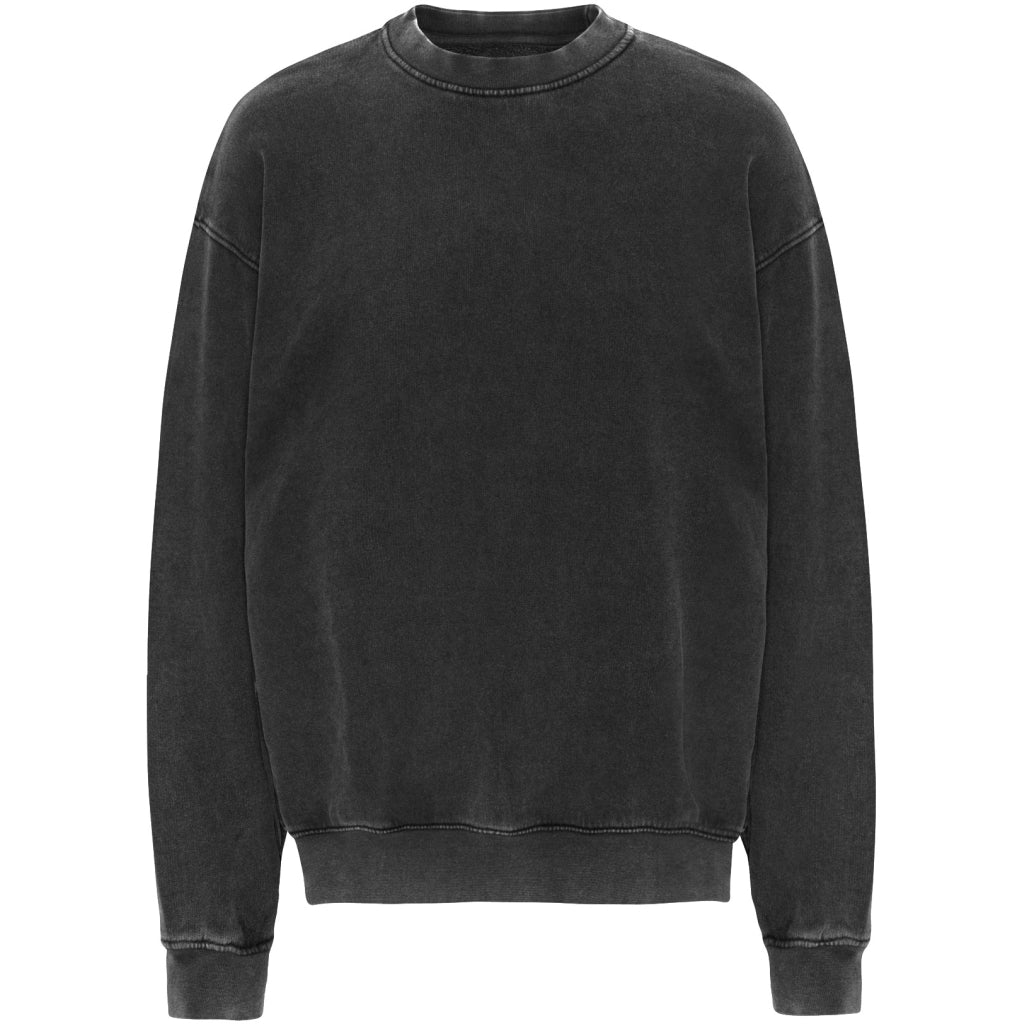 Organic Oversized Crewneck Sweater - Colorful Standard - Danali - CS1012-FadedBlack-XS