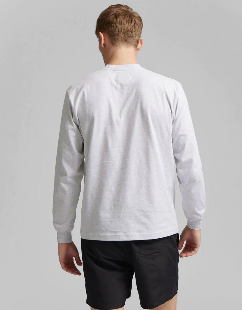 Oversized Organic LS T-Shirt - Colorful Standard - Danali - CS1003-SnowMelange-S