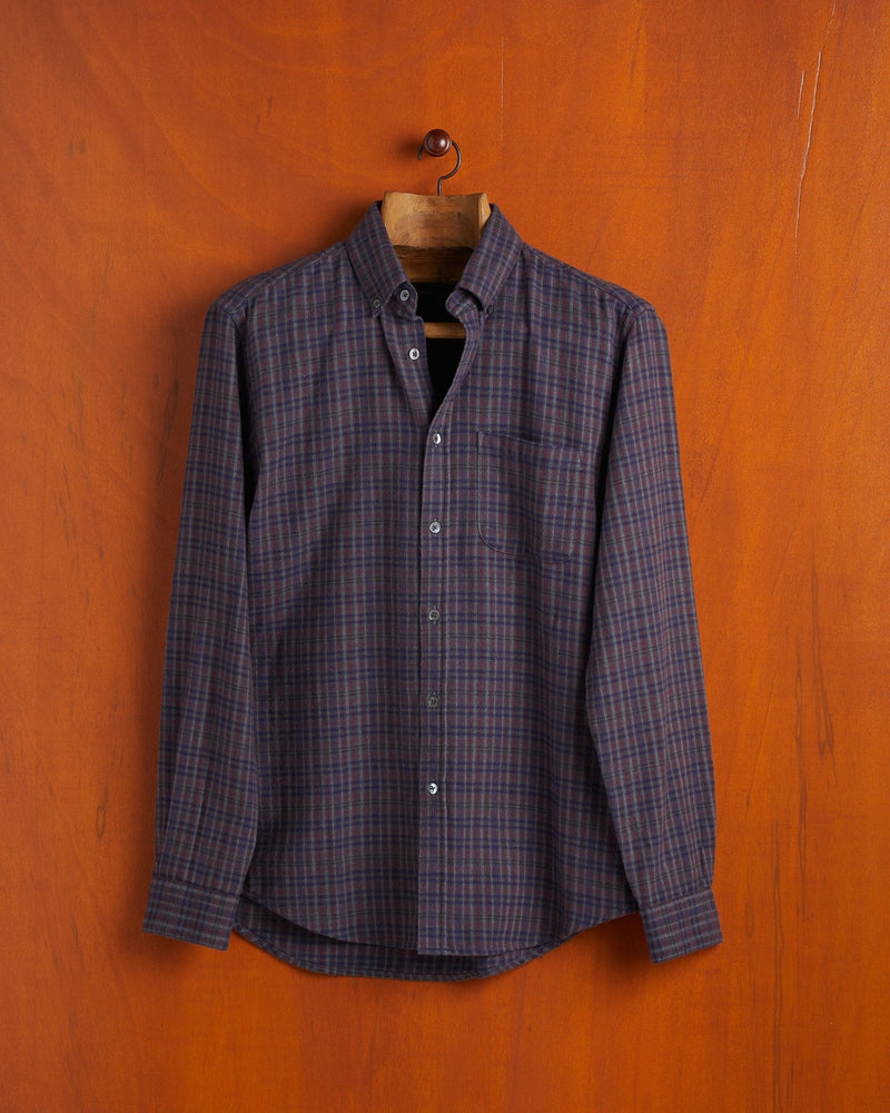 Portfree Shirt - Portuguese Flannel - Danali - PORTFREE-GREY-M