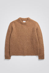 Rasmus Relaxed Flame Alpaca Sweater - Norse Projects - Danali - N45-0589-Camel-M