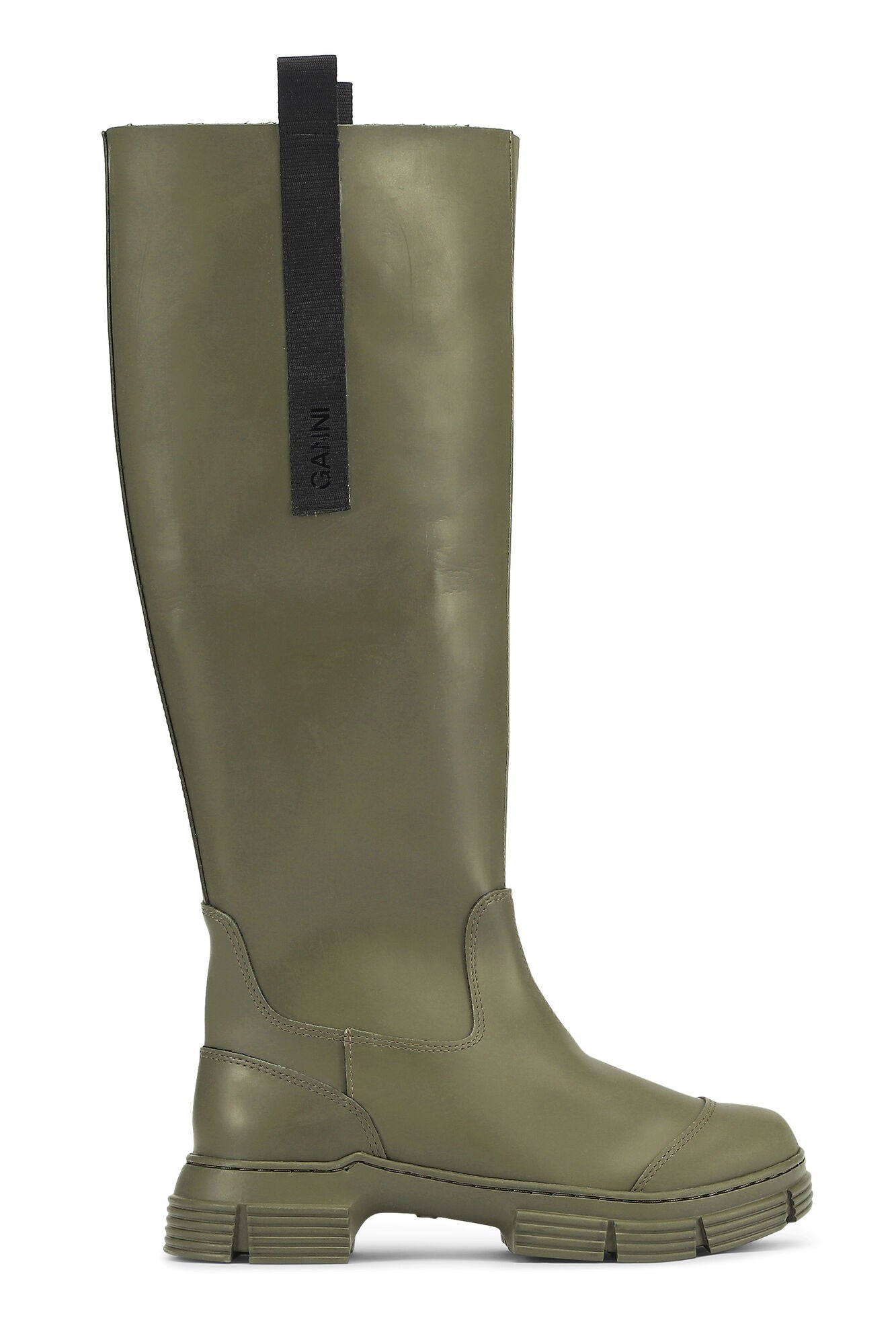 Recycled Rubber Country Boot - Ganni - Danali - S1913-861-37