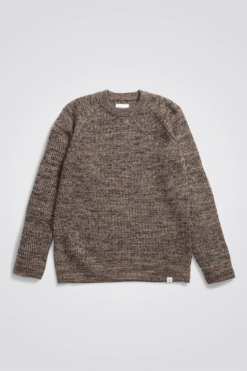 Roald Wool Cotton Rib Sweater - Norse Projects - Danali - N45-0545-Camel-S