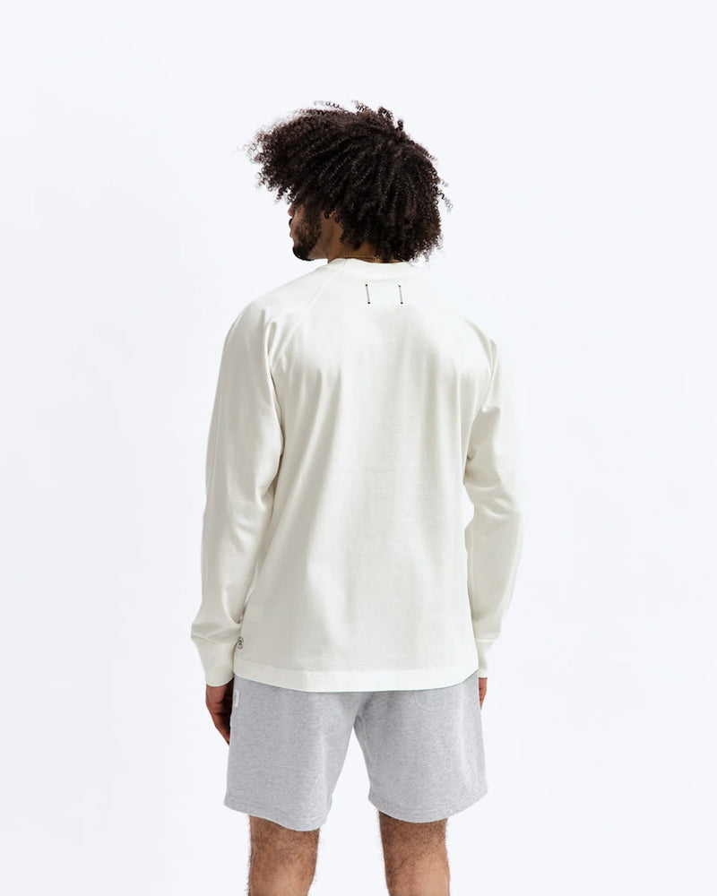 Script Series Long Sleeve T-Shirt - Reigning Champ - Danali - RC-2256-Ivory-M