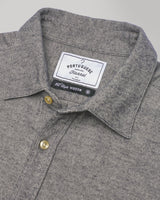 Teca Flannel Shirt - Portuguese Flannel - Danali - TECA-LIGHTGREY-S
