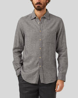 Teca Flannel Shirt - Portuguese Flannel - Danali - TECA-LIGHTGREY-S