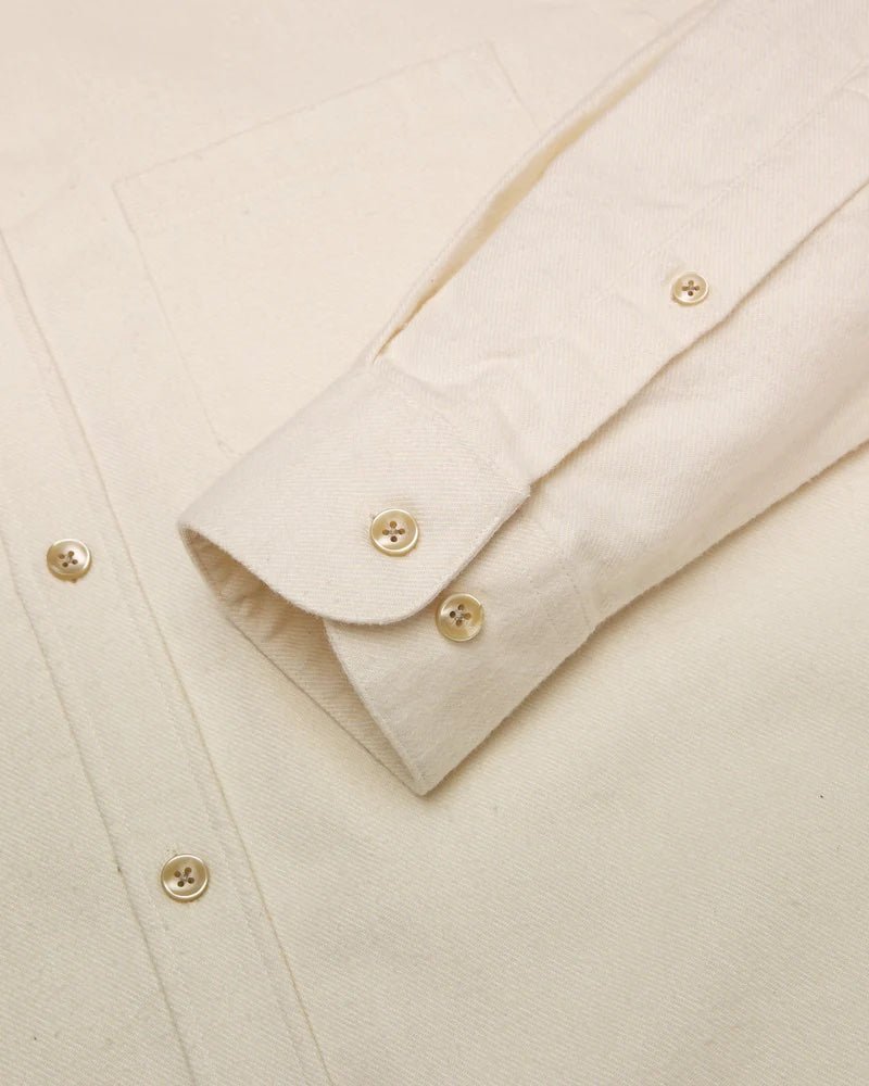 Teca Shirt - Portuguese Flannel - Danali - TECA-ECRU-XS