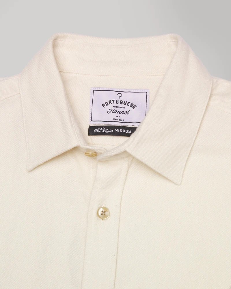 Teca Shirt - Portuguese Flannel - Danali - TECA-ECRU-XS