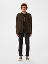 Vincent Melange Board Shirt - Nudie Jeans - Danali - 140809-GreenMelange-M