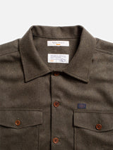 Vincent Melange Board Shirt - Nudie Jeans - Danali - 140809-GreenMelange-M