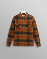 Whiting Overshirt Orange Pine - Wax London - Danali - AW23-OSH-WHI-ASN-ORG-M