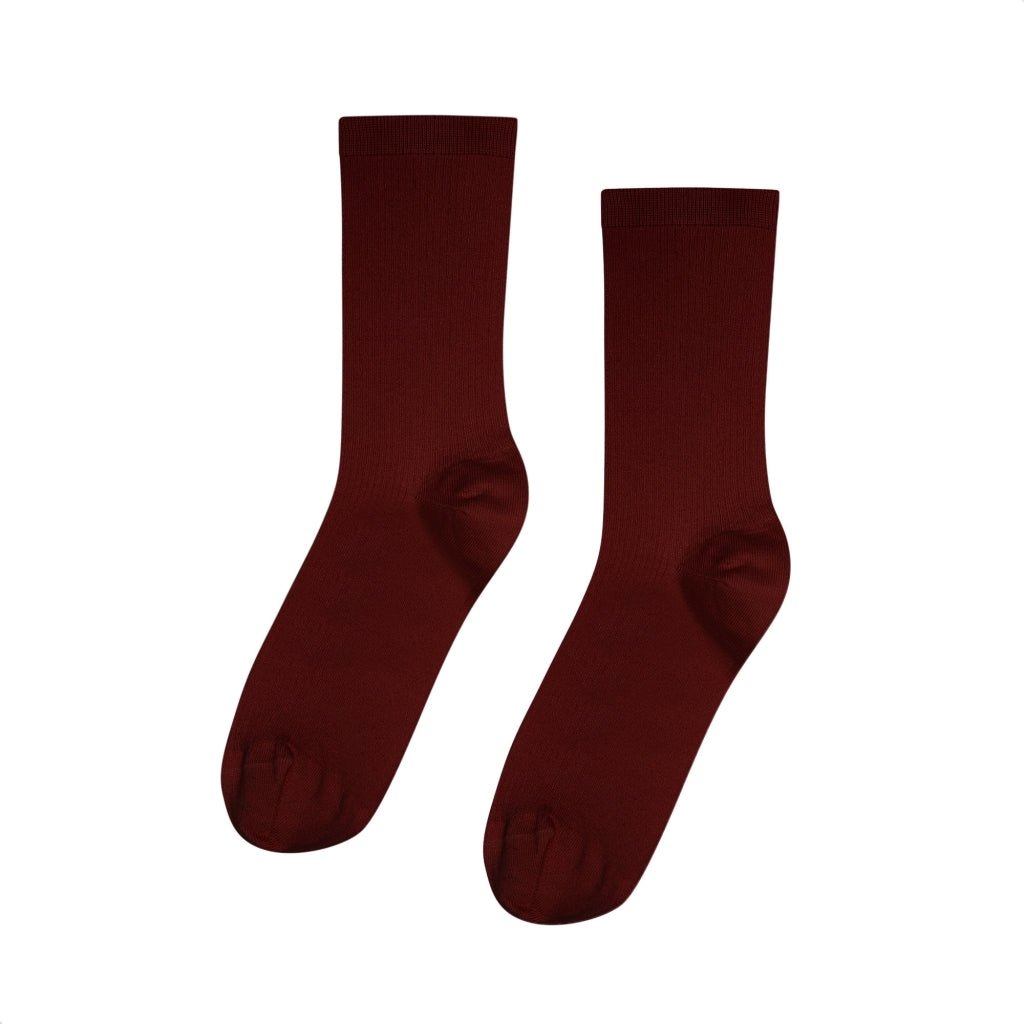 Women Classic Organic Sock - Colorful Standard - Danali - CS6002-OxbloodRed